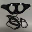 Dog Harness Step-in Breathable Puppy Cat Dog Vest Harnesses for Small Medium Dogs (Small (Pack of 1), Black)