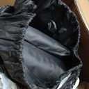 18x34Ft Rectangular Pool Cover with Side Storage for Oval and Rectangular Above Ground Pool, One-Piece Solar Oval Pool Cover, Preventing Waterlogging, UV and Weather Resistant WP:10000kPa+