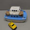 Green Toys Ferry Boat with Mini Cars Bathtub Toy, Blue/White, Standard