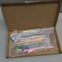 Craft Exact Knife Craft Cutting Tool Paper Cutter Knife Pen Retractable Hobby Knife Blade Art Utility Precision Paper Cutting Carving Tool w/Pocket Clip for DIY Drawing Scrapbooking Tools