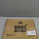 3 Pack Grill Baskets for Outdoor Grill, Heavy Duty Stainless Steel Vegetable Grill Basket, Grilling Basket for Veggies, Grilling Accessories for All Grills & Smokers - Grilling Gifts for Men