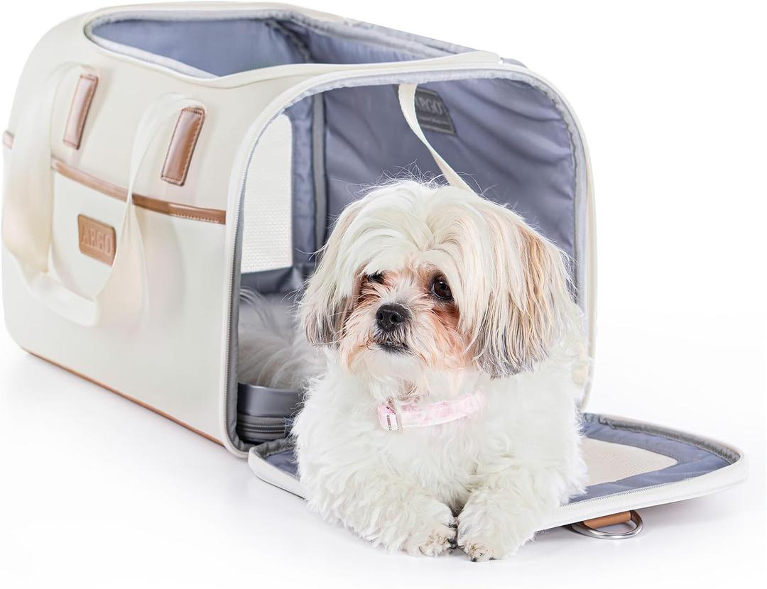 Argo Softsided Pet Carrier - Pawsport to Adventure - Dog Carrier, Travel, Trip, Durable Zippers and Mesh