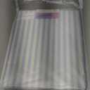 Lovmooful Compatible for iPad Pro 12.9-Inch 2022/2021/2020/2018 (6th/5th/4th/3rd Generation) Case with Pencil Holder Cute Striped with Aesthetic Design Soft TPU Trifold Stand Protective-Blue&White