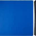 Large Mahjong Mat with Black Carrying Bag (Blue,31.5 inches), Anti Slip and Noise Reduction Table Cover for Mahjong, Poker, Card Games, Dominoes, Board Games, Slip Resistant Mat