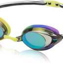 Speedo Unisex-Child Swim Goggles Vanquisher 2.0 Junior (Rainbow Mirrored)
