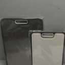 Titanium Cutting Board Double Sided Food Grade, Pure Titanium/PP for Kitchen, Cutting Board Easy to Clean[15.5*10.5+12*8.5] (Silver)