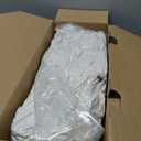 GarveeHome Heated Blanket King, Dual Control Faux Fur Electric Heating Blanket with 4 Heat Settings, Soft Bubble Blanket with 8 Hour Auto-Off & Overheat Protection, for Gifts Home Couch or Bed, White (King 90"x100")