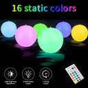 Floating Pool Lights Solar Powered,Blibly 14 inch Pool Lights that Float, Inflatable Waterproof Led Balls, Solar Floating Light for Outdoor Swimming Pond Garden Lawn Party Decor (4 Pack)