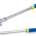 Pipe Bender 1/2" Heavy Duty Tubing Bender Tube Bender Roller 180 HVAC Copper Tool for Copper Pipe, Aluminum Pipe, Iron Pipe, Stainless Steel Pipe (Silver+blue)