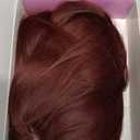 AISI HAIR 18 inch Highlights Brown Wig for Women Medium Length Wave Curly Glueless Synthetic Heat Resistant Hair Wigs for Daily Party Cosplay