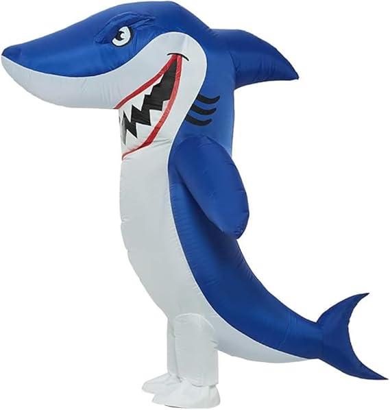 One Casa Blow Up Party Costume,Inflatable Costumes for Kids, Full Body Shark Costume,Halloween Costumes for Boys Girls
 Child 6-7Y