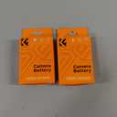 K&F Concept 2-Pack NP-FZ100 Battery, USB-C Fast Charging A7iii Batteries for Sony A7iii A7iv A6600 A6700 ZV-E1 FX3 FX30 A7Riii A7RIV A9 A1 Cameras