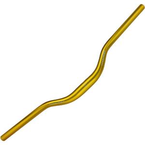 UPANBIKE Mountain Bike Handlebar 31.8mm, Aluminum Alloy MTB Bicycle Riser Handlebar Extra Long 700mm with Paint Matte Surface (Gold, 700mm)