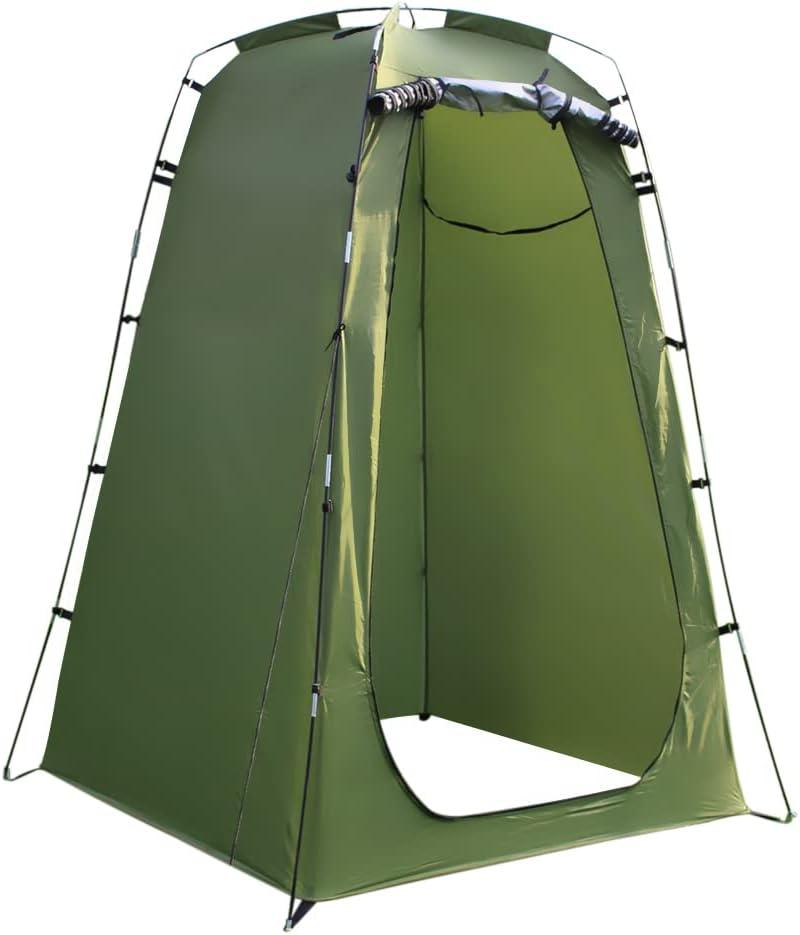 Lixada Outdoor 6FT Quick Set Up Privacy Tent, Toilet, Camp Shower, Portable Changing Room for Camping Shower Biking Toilet Beach, 120 cm x 120 cm x 180 cm