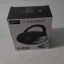 GPX, Inc. Portable Top-Loading CD Boombox with AM/FM Radio and 3.5mm Line in for MP3 Device - Black (Pack of 1)