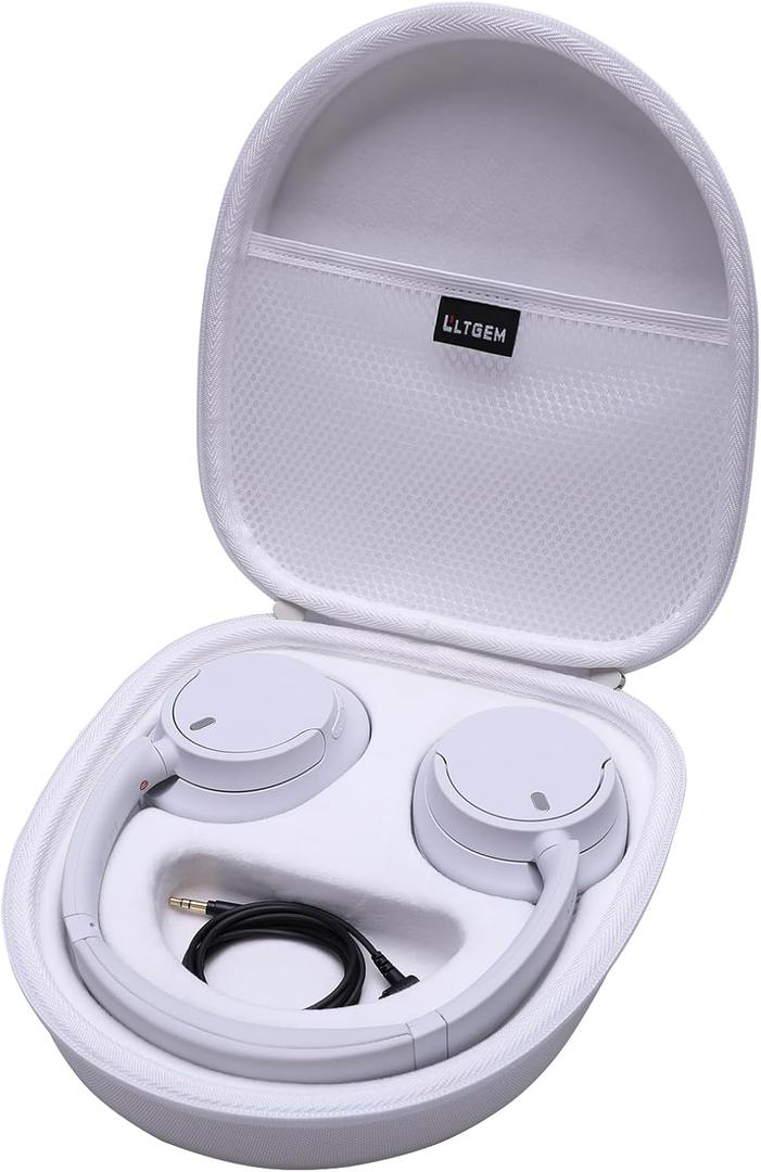 LTGEM Case Compatible with Sony WH-CH720N / WH-CH520 / WHCH710N / WH-CH510 Noise Canceling Headphones Over The Ear Headset, White