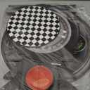 3-Tier Race Car Theme Cupcake Stand Racing Birthday Party Decoration Round Cardboard Cupcake Stand for Cars Birthday Decorations Race Car Party Supplies