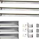 Chargriller 5050 Duo Replacement Burner Brackets, Heat Plates & Burners Kit
