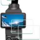 Lens Screen Protector for DJI Osmo Pocket 3 [2+2Pack], Tempered Glass Cover 0.3mm 9H Hardness Anti-Scrach Anti-Bubble