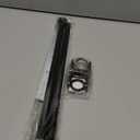 Small Tension Rod 16-38inch Black Tension Curtain Rod No Drilling Spring Rods for Windows Short Tension Rod Adjustable Curtain Rod for Windows,Door,Closet,Kitchen