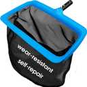TidyMister Pool Skimmer Net with Self-Repair Fine Nylon Mesh Bag, Pool Leaf Rake for Above Ground Pools & In-ground Pools, Pool Nets for Cleaning - Original Series(No Pole)