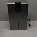 PSOS Dehumidifier, Dehumidifiers for Home, 98 OZ Water Tank, (1000 sq.ft) Quiet Dehumidifier for Basement Bathroom Bedroom with Humidity Display, Auto Shut Off, Relaxing 7 Color Ambient Light(Gray) (grey)