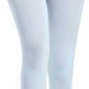 80 Denier Microfibre Tights for Women Soft Semi Opaque Solid Color High Waist Footed Pantyhose (XL)