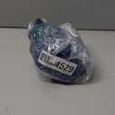 Women's Summer Denim Dress Puff Short Sleeve Square Neck Loose Jean Mini Dresses with Pockets, Medium