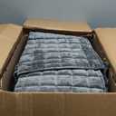 RECYCO Luxury Velvet Quilt Set, California King 118'' x 106'' Oversized Bedspread, Ultra Soft Velvet Comforter, Lightweight Box Stitch Bedding Sets for All Season, with 2 Shams, Charcoal Gray