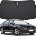 Windshield Sun Shade for Honda Accord 2023 2024 2025 Front Window Sun Visor Protector Honda Accord Accessories Foldable Sunshade Blocks UV Rays Keeps Your Car Cooler
