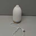 URPOWER 100ML Essential Oil Diffusers for Home with 7 LED Color Changing Lights, Timer & Auto-Off Ultrasonic Aromatherapy Diffuser Cool Mist Humidifier Scent Diffuser for Bedroom, Office, Yoga (Striped White)