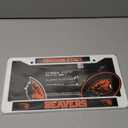 Rico Industries NCAA Two-Tone 12" x 6" Chrome All Over Automotive License Plate Frame for Car/Truck/SUV