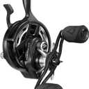 Piscifun ICX Frost II Ice Fishing Reel with Bait Clicker, Inline Reel with No Line Twist & Magnetic Anti-Drop System, 7+1 Shielded BB, 2.7:1 High Speed Ratio, Left, Right, Black