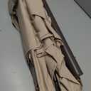 AreShark 7.5FT Patio Umbrella Table Market Umbrella with 6 Sturdy Ribs, Button Tilt/Crank, Heavy-Duty Outdoor Umbrellas for Pool, Deck, Garden and Backyard, Beige
