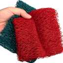 3 x 3 Non-Scratch Mesh Dish Washing Net Cloths Odorless, Quick-Dry Scrubbing Dish Cloths for Kitchen Cleaning, Nonstick Cookware, Pots, Pans & Glassware Reusable Durable Sponge Alternative