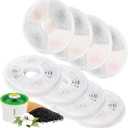 8 Pack Cat Water Fountain Replacement Filters Fit for 3L Flower Water Dispenser Automatic Pet Dog Cat Fountain Filter