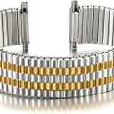 18-22mm Men’s Stainless Steel Stretchy Expandable Watch Strap Bracelet