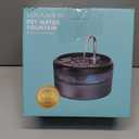 Cat Water Fountain for Cats Inside: Pet Water Fountain - Auto Cat Drinking Fountain - Faucet Kitty Water Dispenser with LED Light - Silent Water Bowls for Small Animal - 2.4L Waterer with 9 Filters