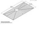 KOHLER Stainless Steel Sink Rack, 32-3/4-Inch x 16-Inch for K-5283 Strive Kitchen Sink, Stainless Steel