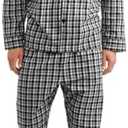 Hanes Men's Long Sleeve Plain Weave Pajama .XL