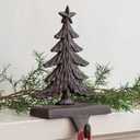 Cast Iron Christmas Tree Stocking Holder, Christmas Decorations