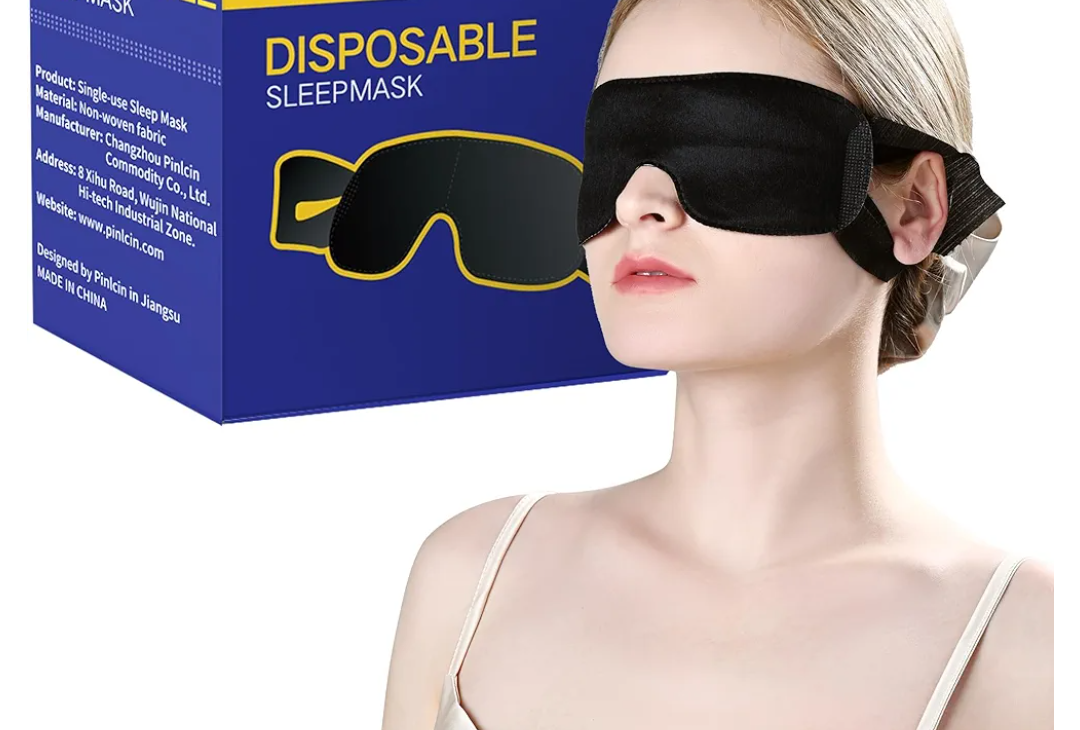 Pack of 30 Disposable Sleep Eye Mask for Men Women, Blindfold Eye Mask Shade Cover for Sleeping, Night Sleep Mask, Block Out Light, Soft Comfort Eye Shade Cover for Travel Yoga Nap
