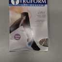 Truform Sheer Compression Stockings, 15-20 mmHg, Women's Knee High Length, Open Toe, 20 Denier, Nude, 2X-Large