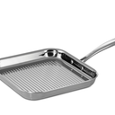 11″ STAINLESS STEEL SQUARE GRILL PAN