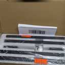 8000mAh Battery Operated Wall Sconce Set of 2, 3000K-6000K Dimmable Rechargeable Cordless Wall Sconces with Remote Control, Modern LED Wall Light with Timer Function for Living Room, 32 Inch Black