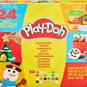 Play-Doh Holiday Advent Calendar for Kids, 24 Day Countdown, Multiple Surprise Gifts Behind Each Door, Arts & Crafts, Ages 3+
