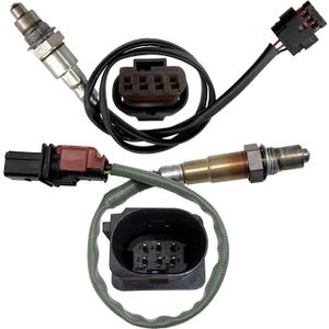 2Pcs Upstream & Downstream Oxygen Sensor - Compatible with 2016-2020 Ford Fusion, Escape, Edge, Focus, Explorer, Lincoln MKC, MKZ, MKT 2.0L / 2.3L Turbocharged Engines - 234-5173 (Up), 234-8039 (Dn)