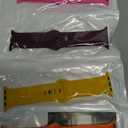 4 Pack Silicone Bands Compatible with Apple Watch 38mm 40mm 41mm 42mm 44mm 45mm 46mm 49mm Women Men, Soft Waterproof Replacement Wrist Sport Band for iWatch Series 11 10 9 8 7 6 5 4 3 2 1 SE Ultra