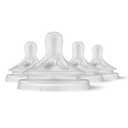 Philips Avent Natural Response Nipple, Slow Flow (Flow 2), 4-Pack, SCY962/04 (4 Count (Pack of 1))