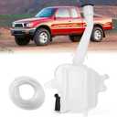 Windshield Washer Reservoir Tank for Toyota Tacoma 1998-2004 | No Bottom Sensor Hole Washer Fluid Reservoir | ABS Plastic Windshield Wiper Pump Tank Replace for 8531504050